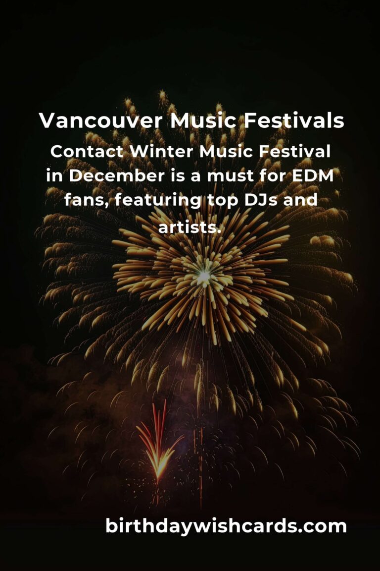 The Ultimate Guide to Upcoming Music Festivals in Vancouver for 2025