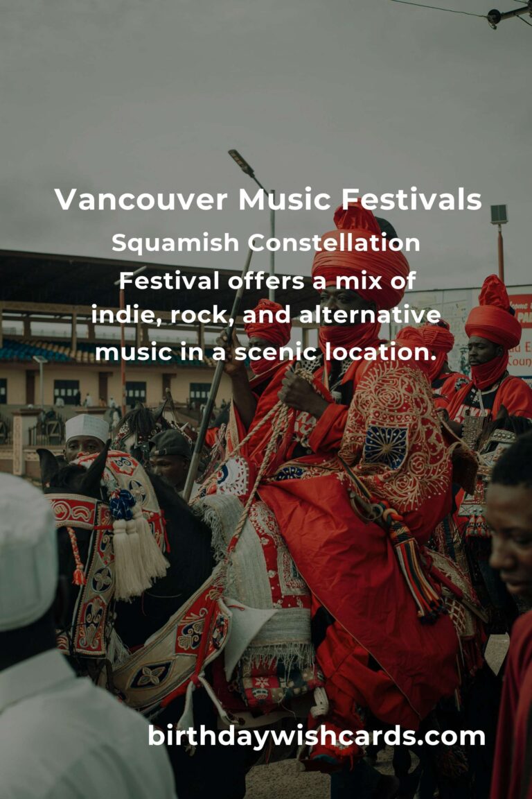 The Ultimate Guide to Upcoming Music Festivals in Vancouver for 2025