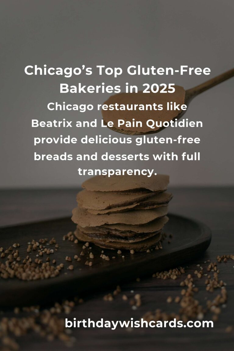 The Ultimate Guide to the Best Gluten-Free Baking in Chicago for 2025