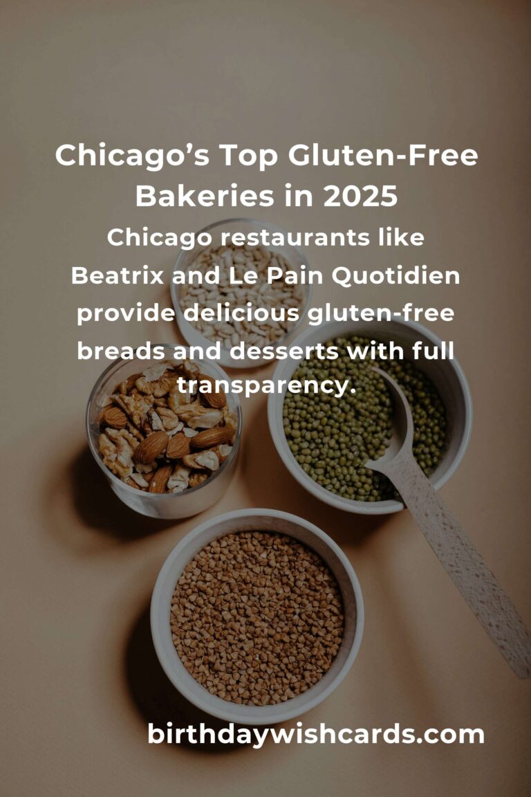 The Ultimate Guide to the Best Gluten-Free Baking in Chicago for 2025