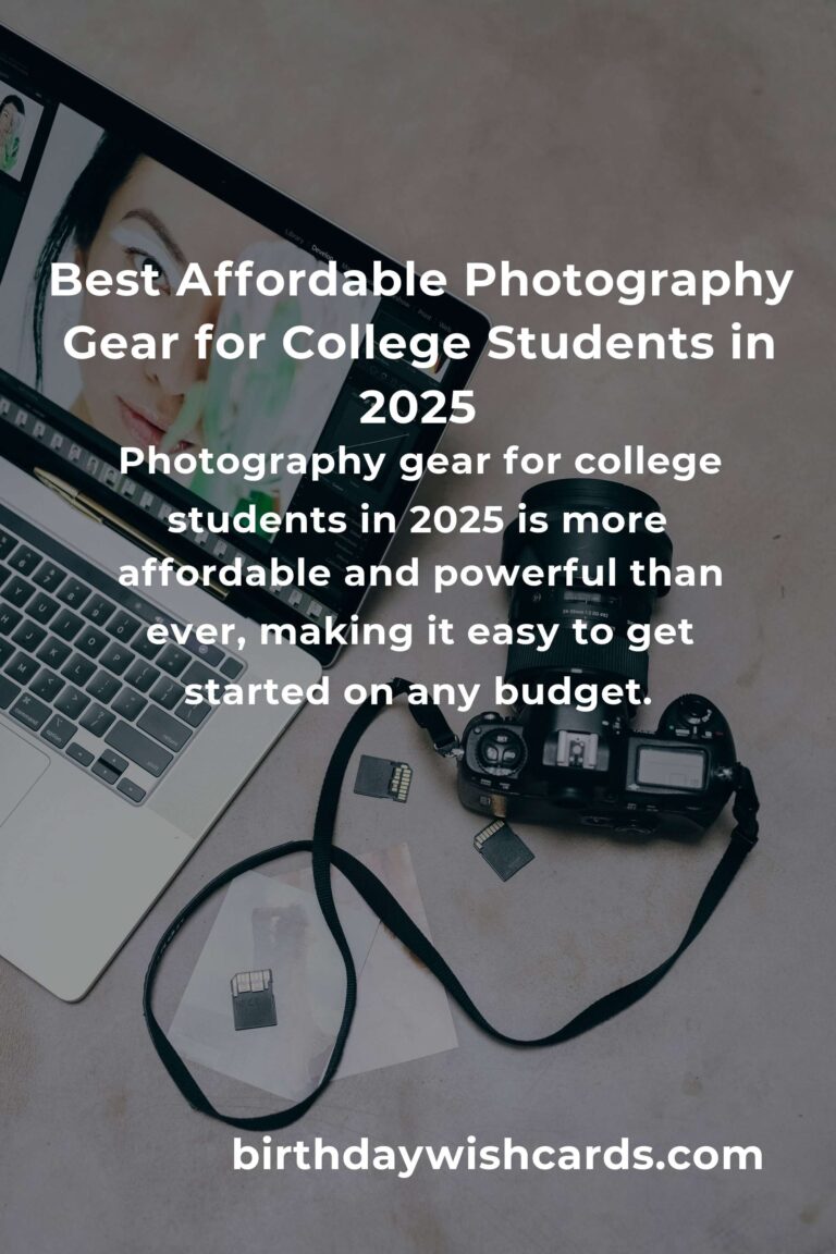 The Ultimate Guide to the Best Photography Gear for College Students in 2025 (That Won’t Break the Bank)