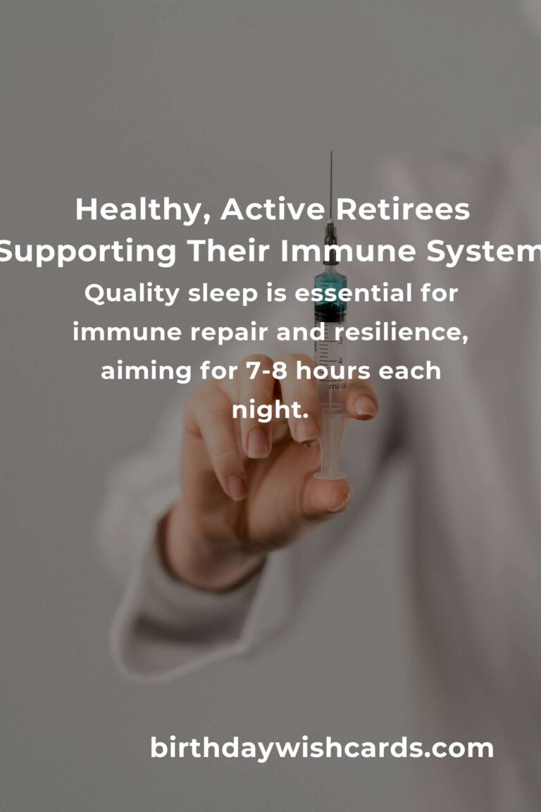 The Ultimate Immune System Guide for Retirees in 2025: Stay Healthy, Strong, and Vibrant
