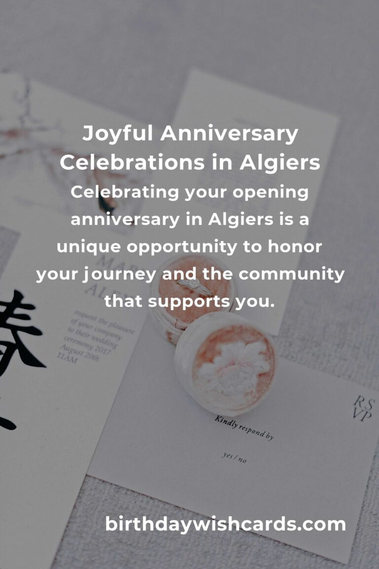 The Ultimate Opening Anniversary Planning Guide in Algiers: Celebrate Your Milestone with Heart and Style