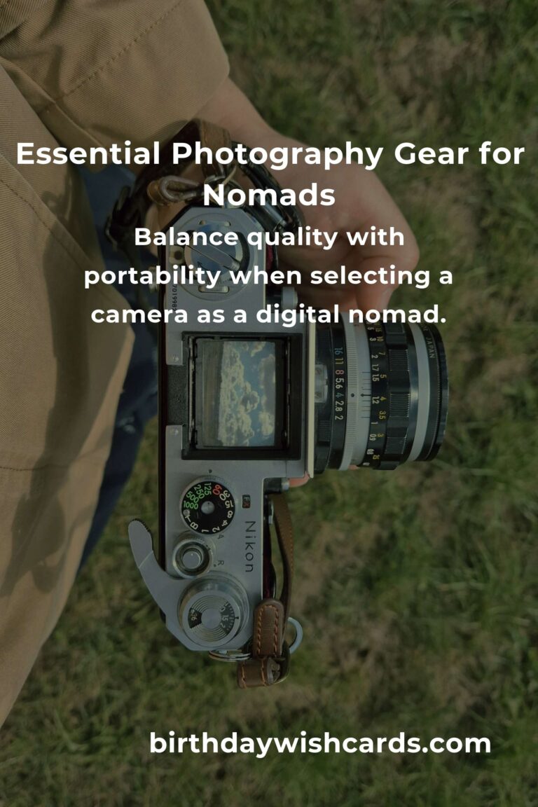 The Ultimate Photography Gear Guide Every Digital Nomad Needs