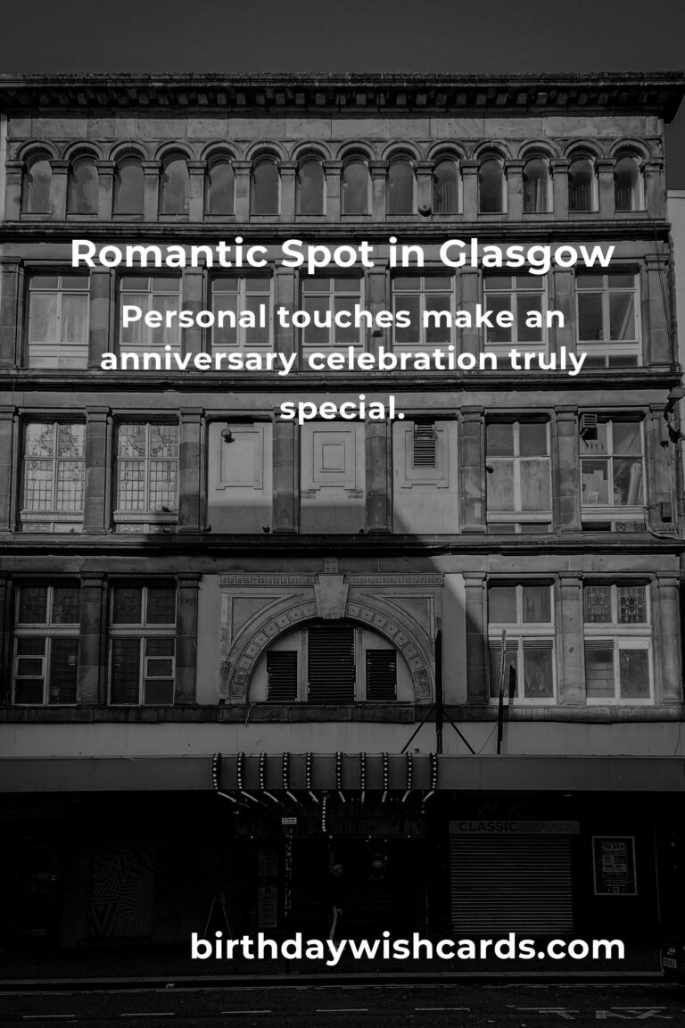 The Ultimate Relationship Anniversary Planning Guide in Glasgow