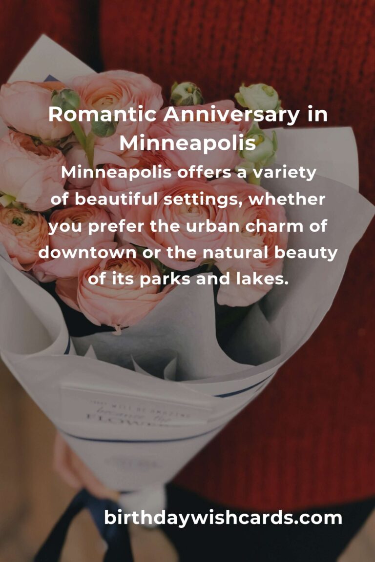 The Ultimate Relationship Anniversary Planning Guide in Minneapolis