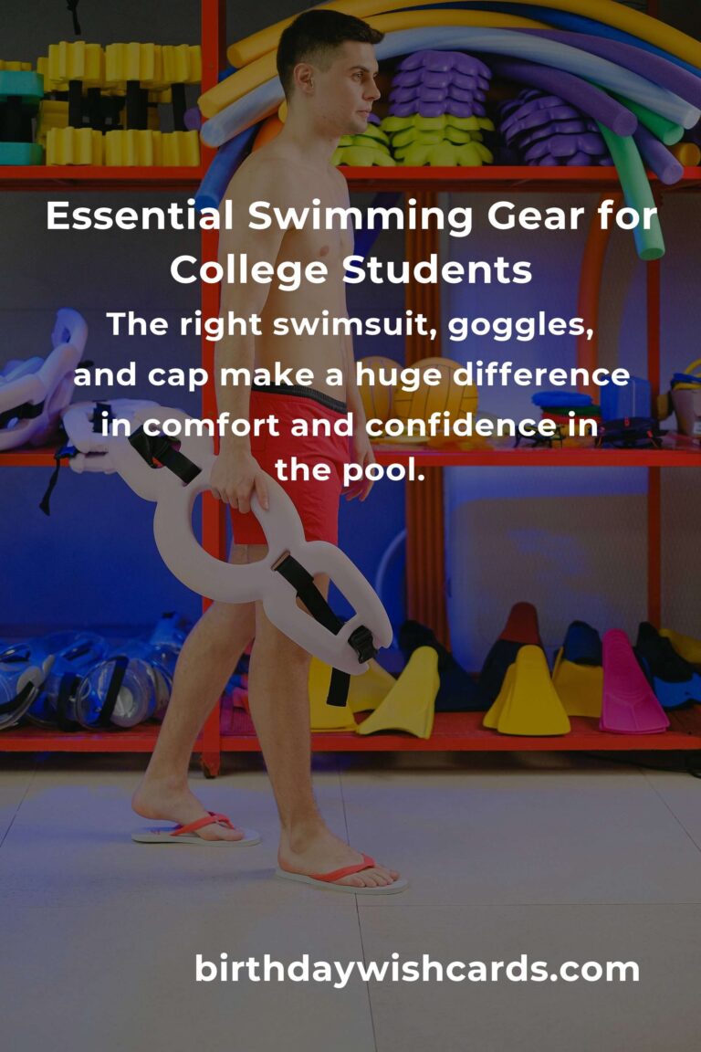 The Ultimate Swimming Equipment Guide for College Students: Dive Into Success!