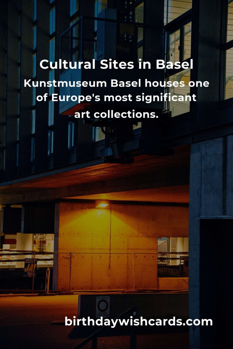 Top 26 Cultural Sites to Visit in Basel for an Enriching Experience