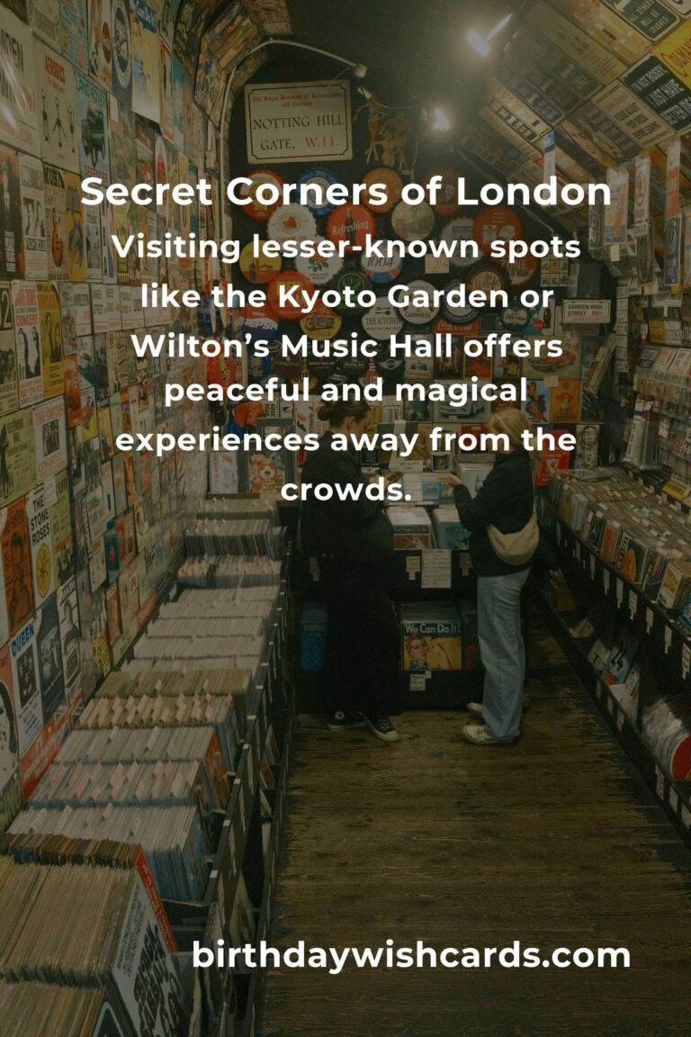 Top 27 Hidden Gems to Visit in London: Secret Spots Beyond the Tourist Trail
