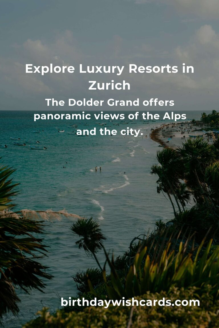 Top 3 Luxury Resorts to Visit in Zurich
