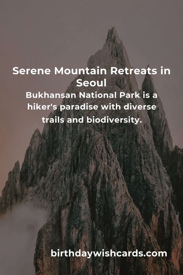 Top 3 Mountain Retreats to Visit in Seoul for a Tranquil Escape