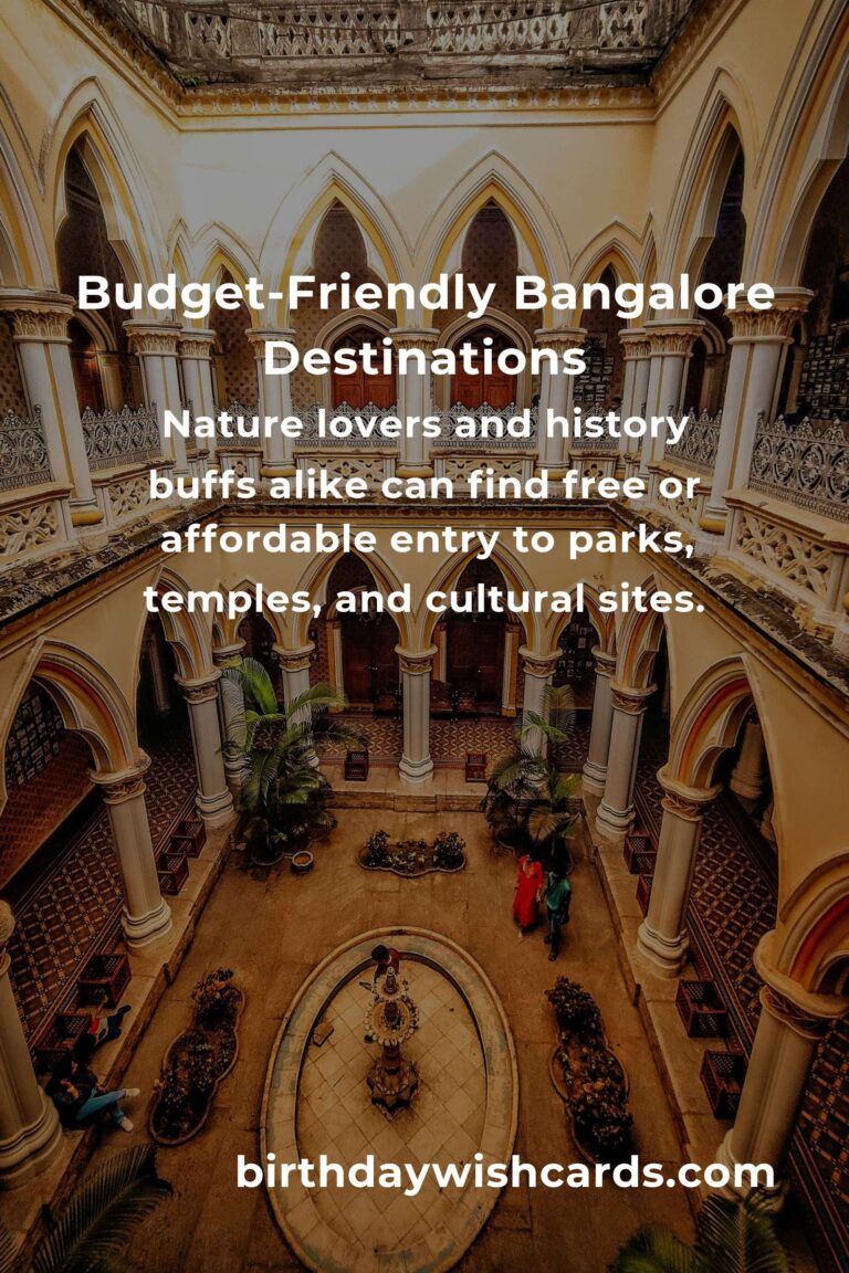 Top 31 Budget Destinations to Visit in Bangalore: Explore the Garden City Without Breaking the Bank