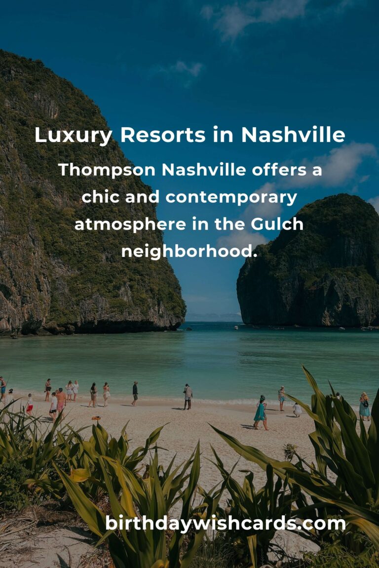 Top 39 Luxury Resorts to Visit in Nashville for an Unforgettable Experience