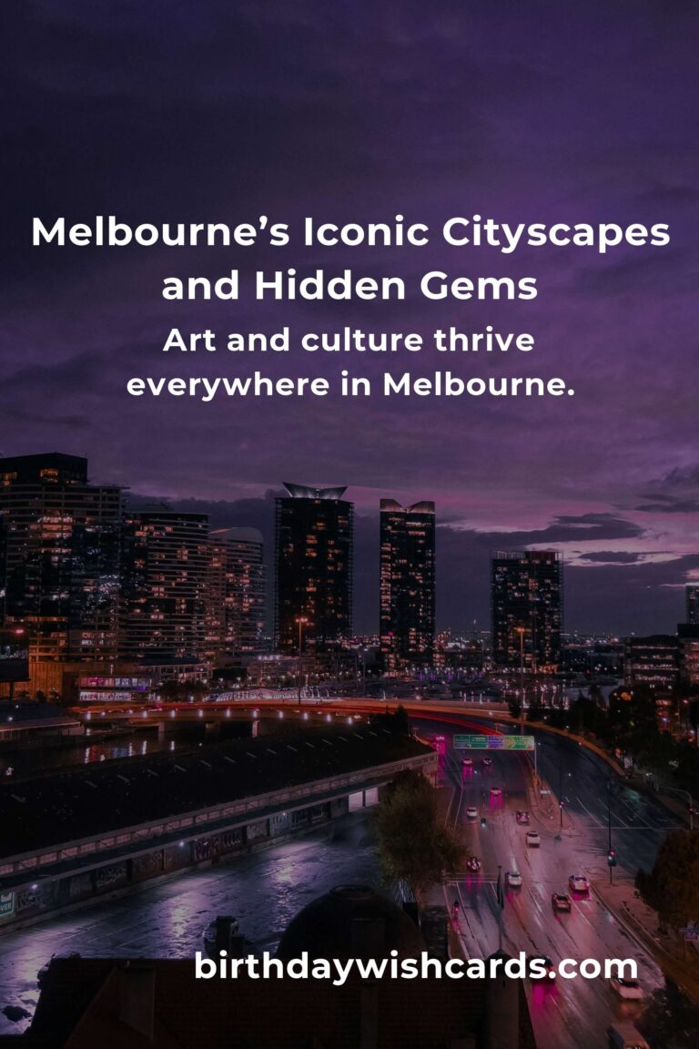 Top 8 City Breaks in Melbourne: Discover the Heartbeat of Australia’s Most Vibrant City