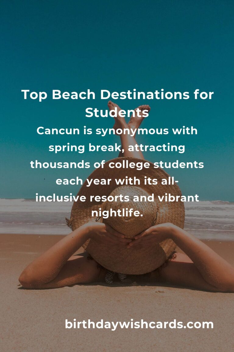 Top Beach Vacations for College Students: 2025 Edition