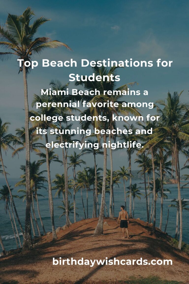 Top Beach Vacations for College Students: 2025 Edition