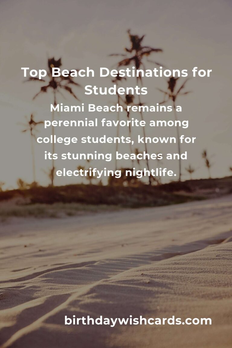 Top Beach Vacations for College Students: 2025 Edition