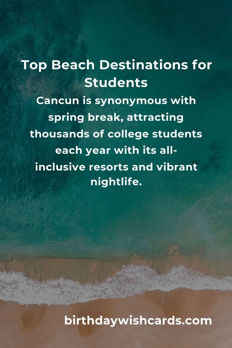 Top Beach Vacations for College Students: 2025 Edition