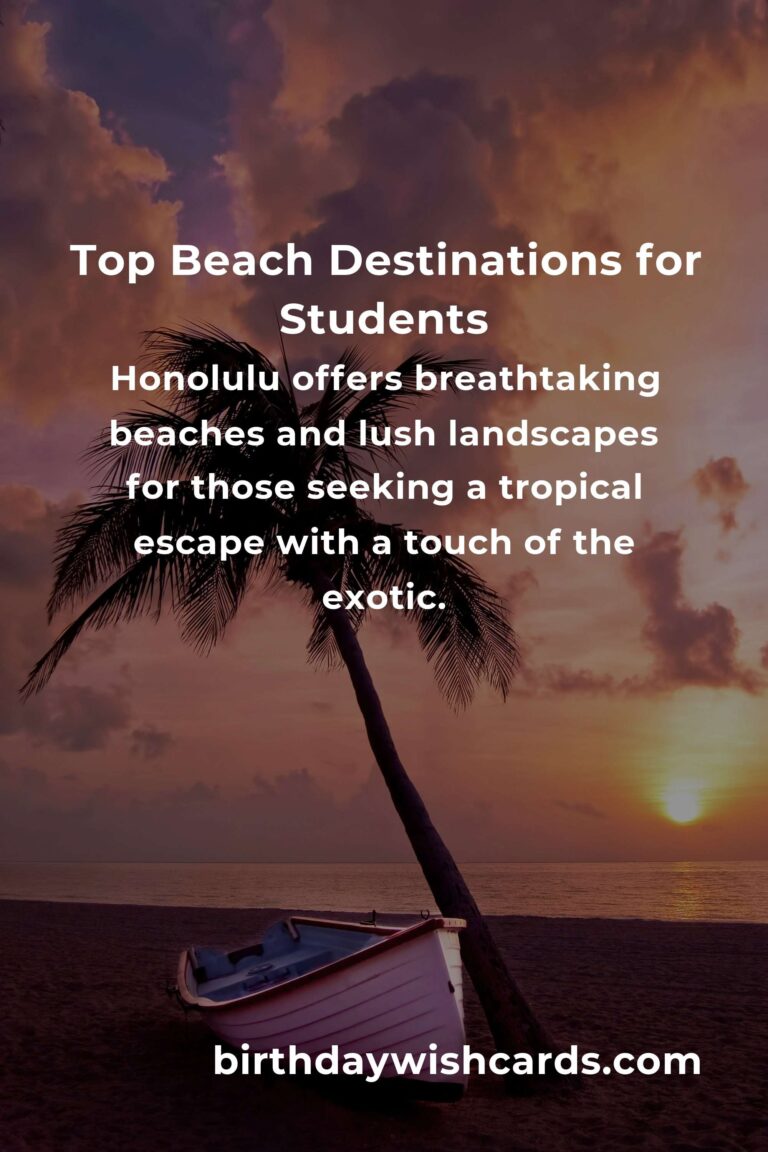 Top Beach Vacations for College Students: 2025 Edition