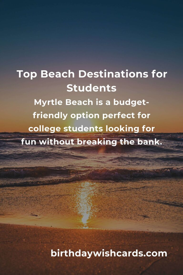 Top Beach Vacations for College Students: 2025 Edition