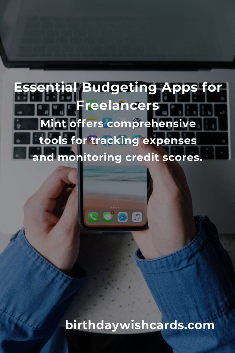 Top Budgeting Apps for Freelancers: Optimize Your Finances