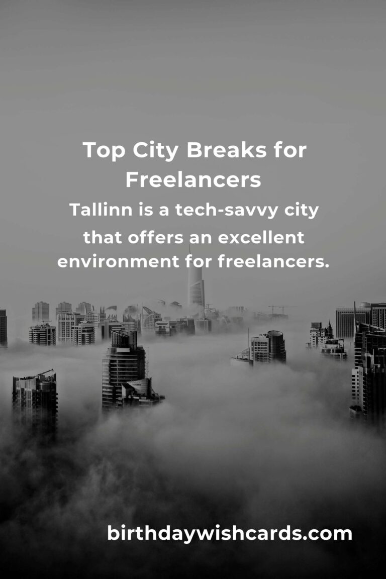Top City Breaks for Freelancers in 2025: Discover the Best Destinations