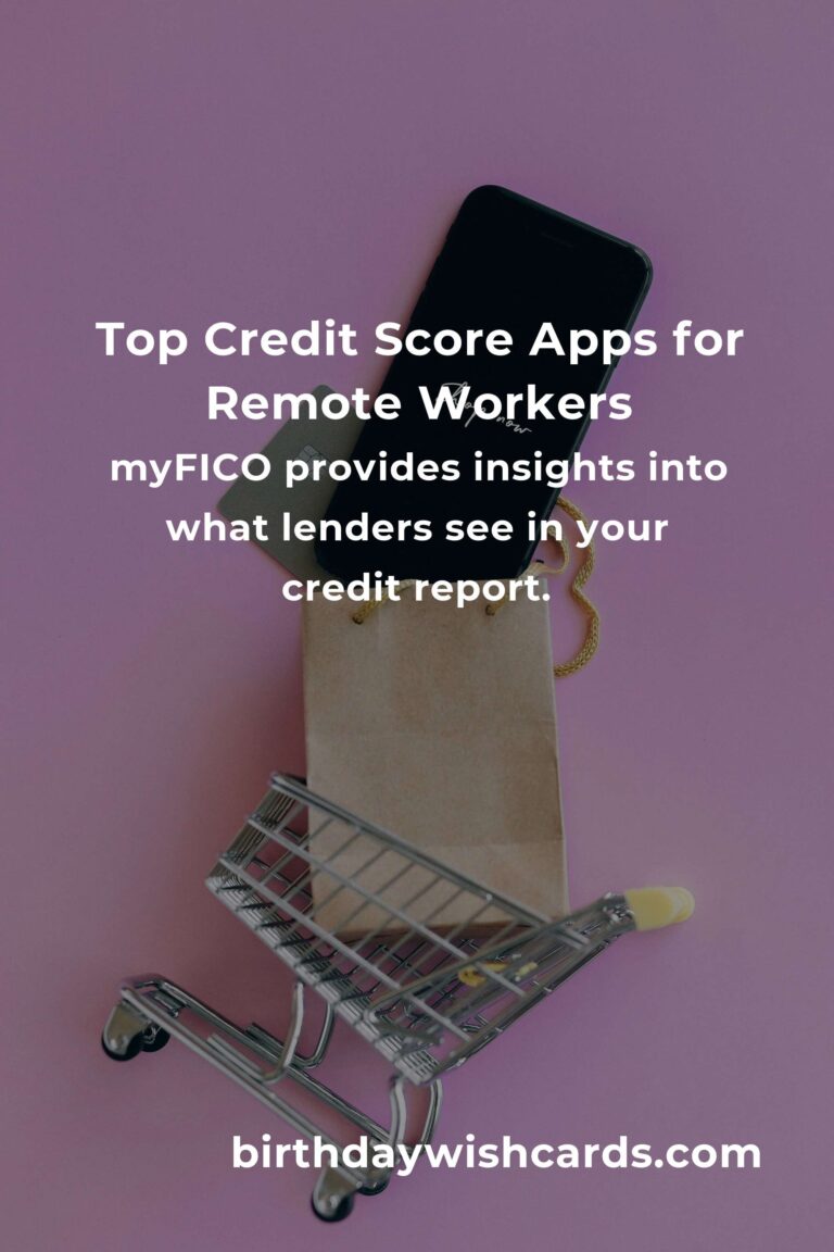 Top Credit Score Apps for Remote Workers to Optimize Financial Health