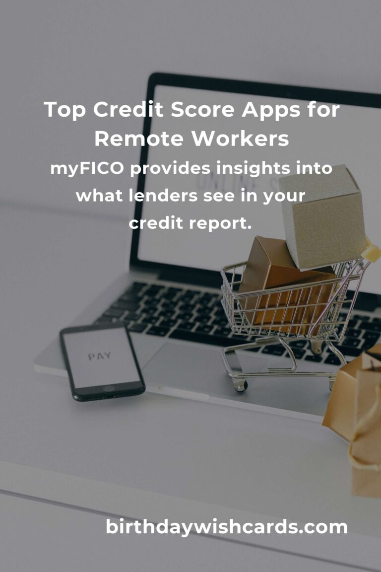Top Credit Score Apps for Remote Workers to Optimize Financial Health