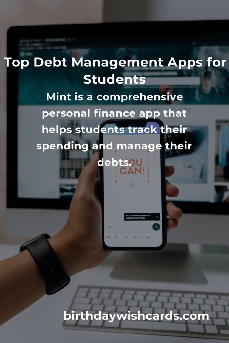 Top Debt Management Apps for College Students to Stay Financially Healthy