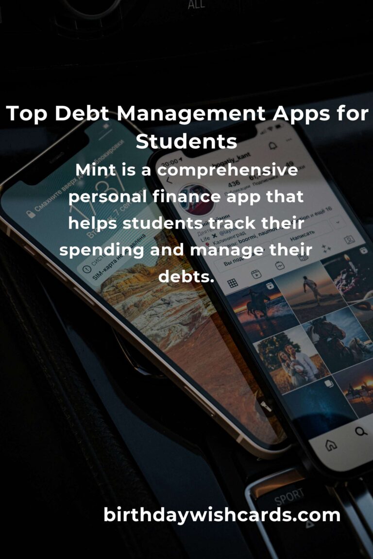 Top Debt Management Apps for College Students to Stay Financially Healthy