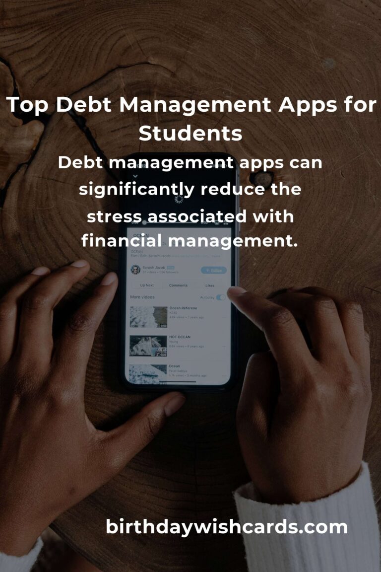 Top Debt Management Apps for College Students to Stay Financially Healthy