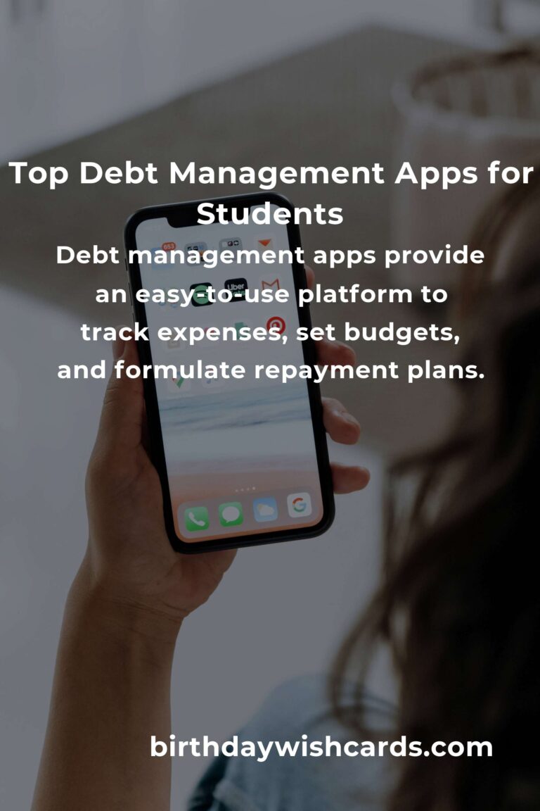 Top Debt Management Apps for College Students to Stay Financially Healthy