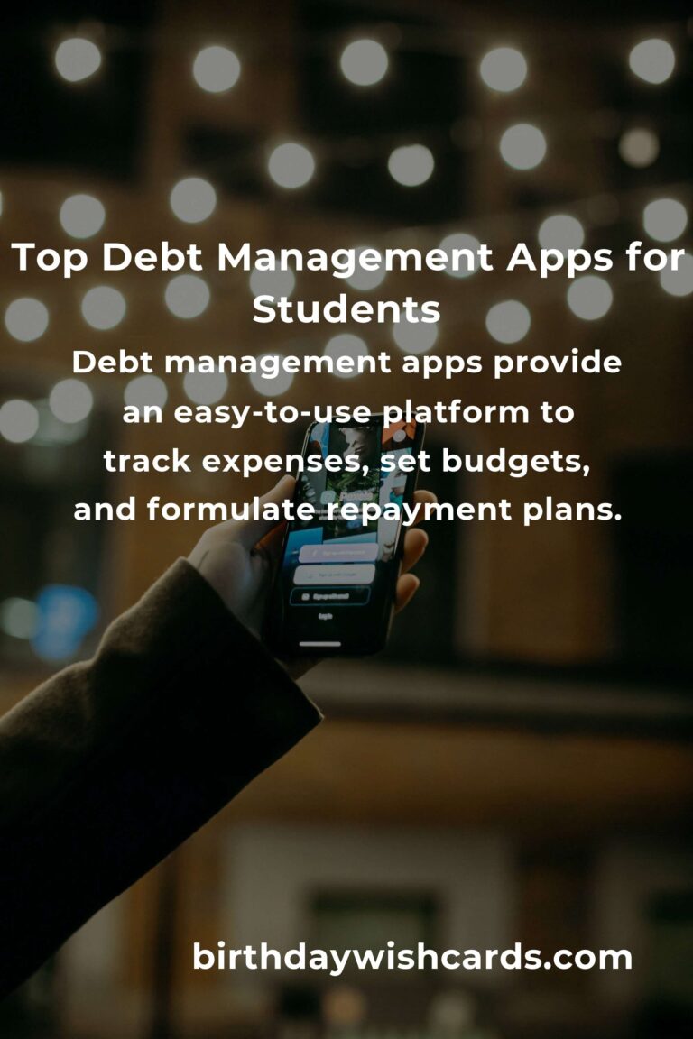Top Debt Management Apps for College Students to Stay Financially Healthy
