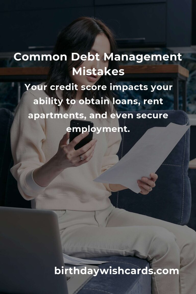 Top Debt Management Mistakes to Avoid in Your 20s