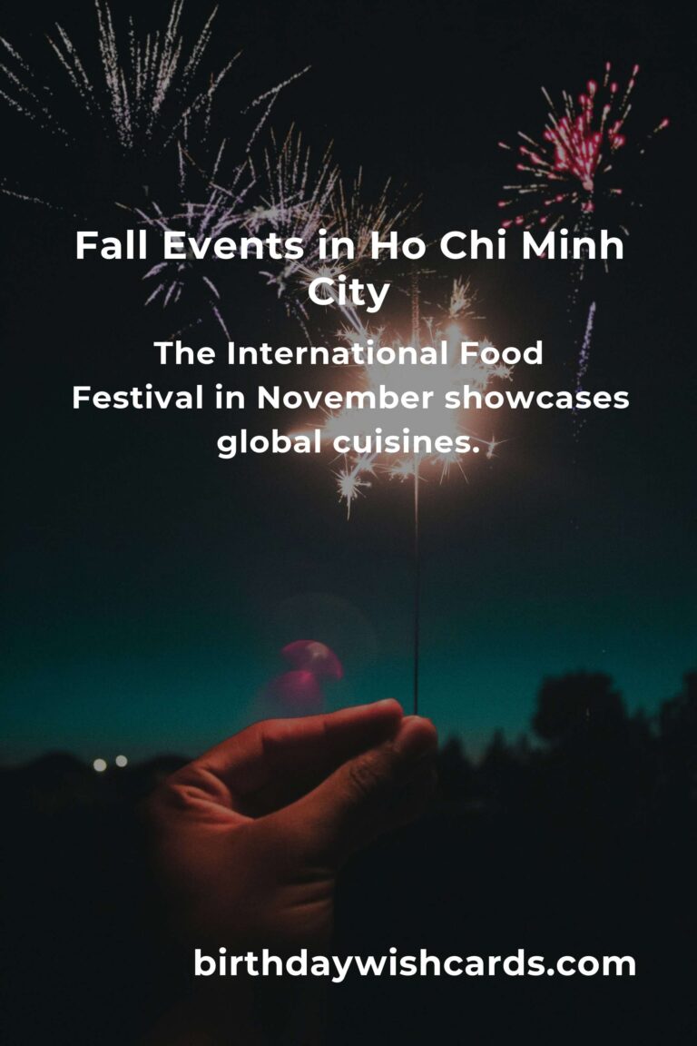 Top Fall Events in Ho Chi Minh City for Empty Nesters