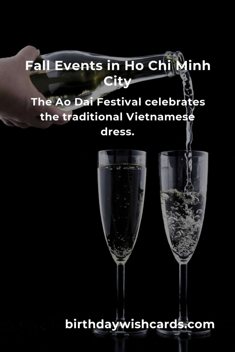 Top Fall Events in Ho Chi Minh City for Empty Nesters