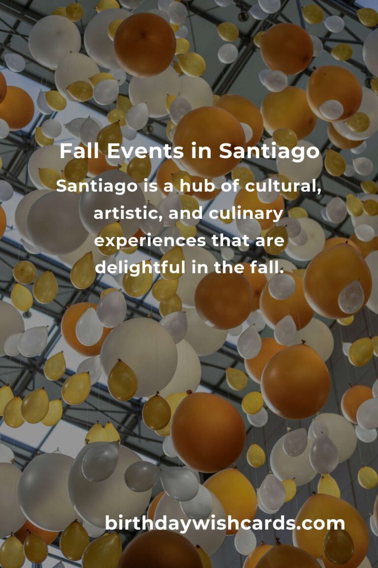 Top Fall Events in Santiago for First-Time Visitors