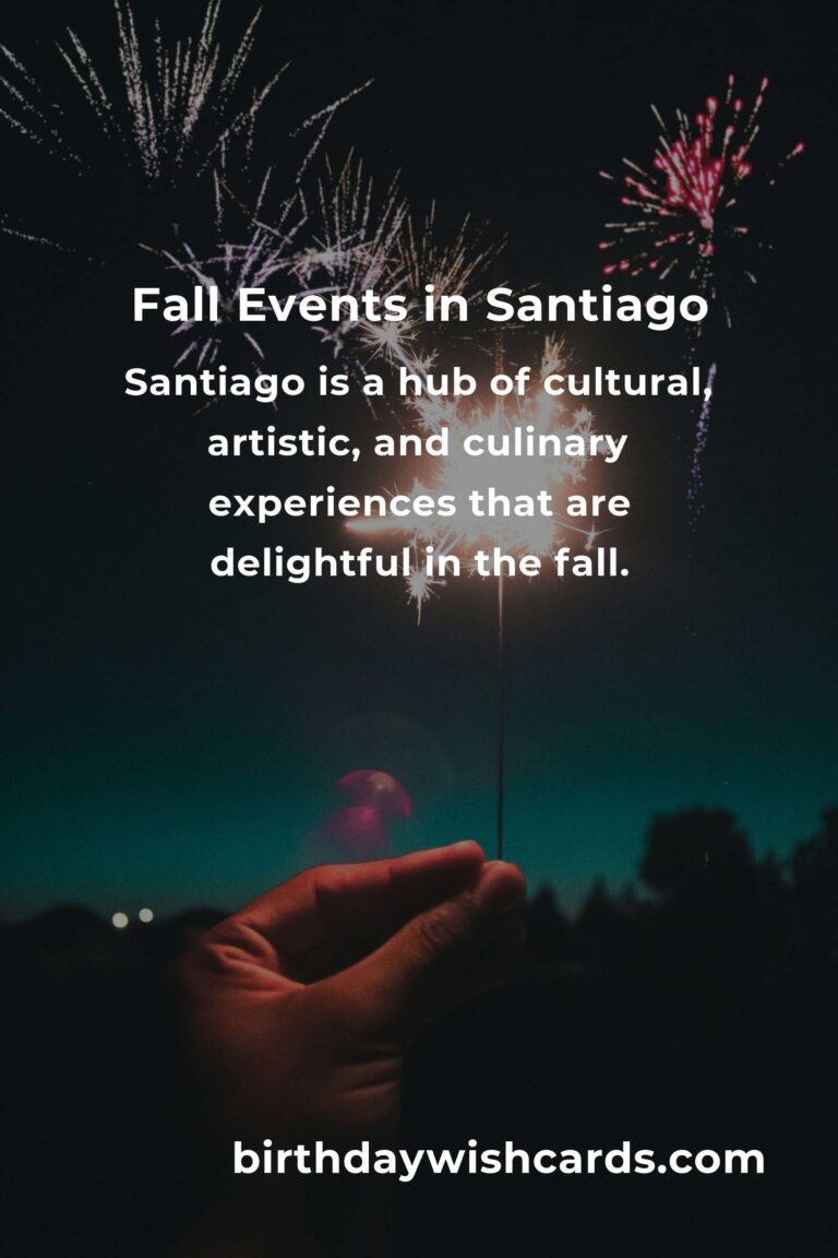 Top Fall Events in Santiago for First-Time Visitors