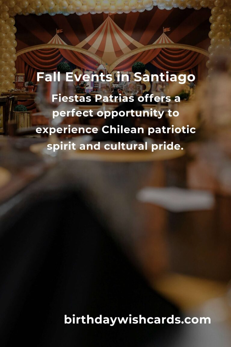 Top Fall Events in Santiago for First-Time Visitors