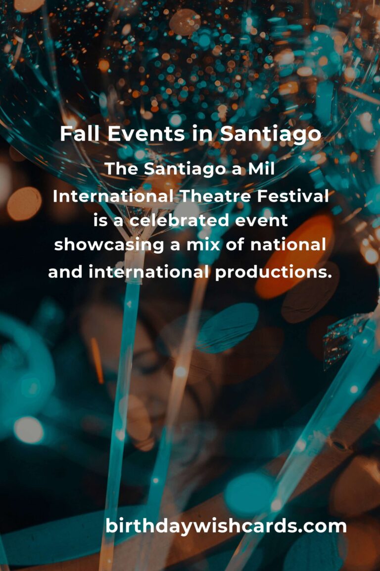 Top Fall Events in Santiago for First-Time Visitors