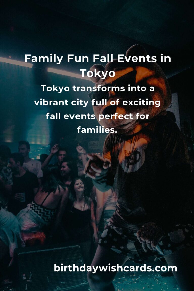 Top Fall Events in Tokyo for Parents to Enjoy with Kids