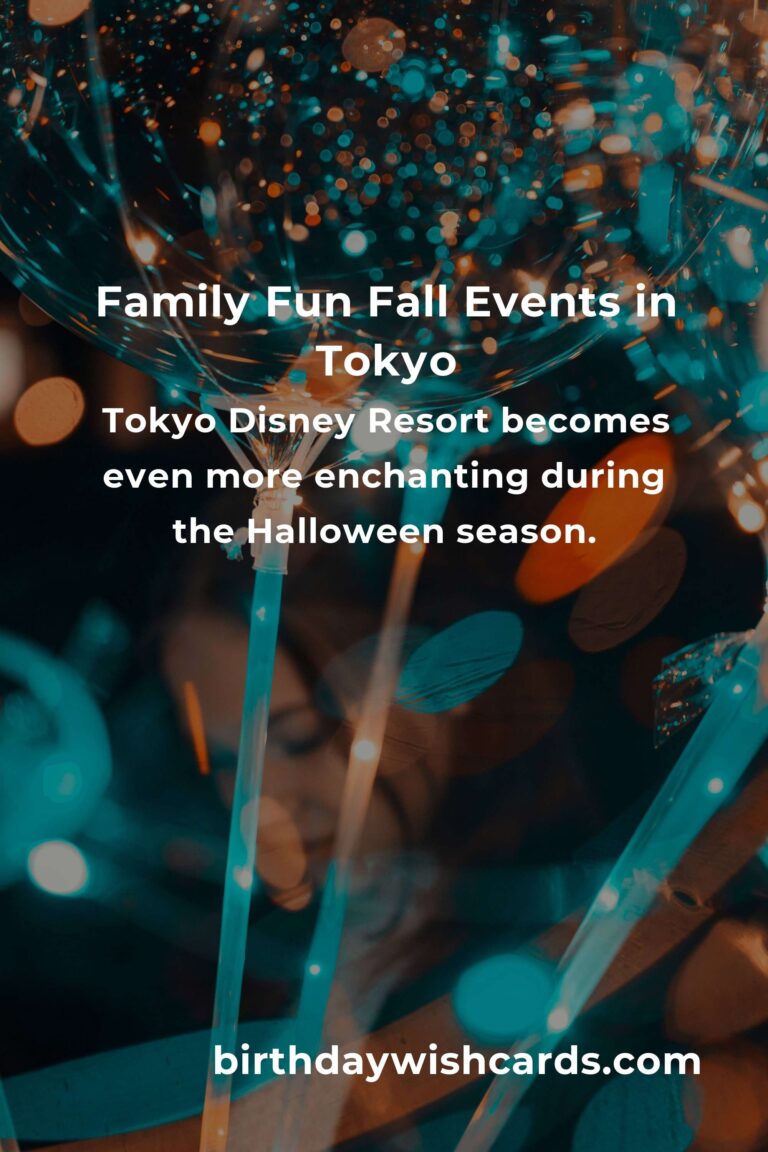 Top Fall Events in Tokyo for Parents to Enjoy with Kids