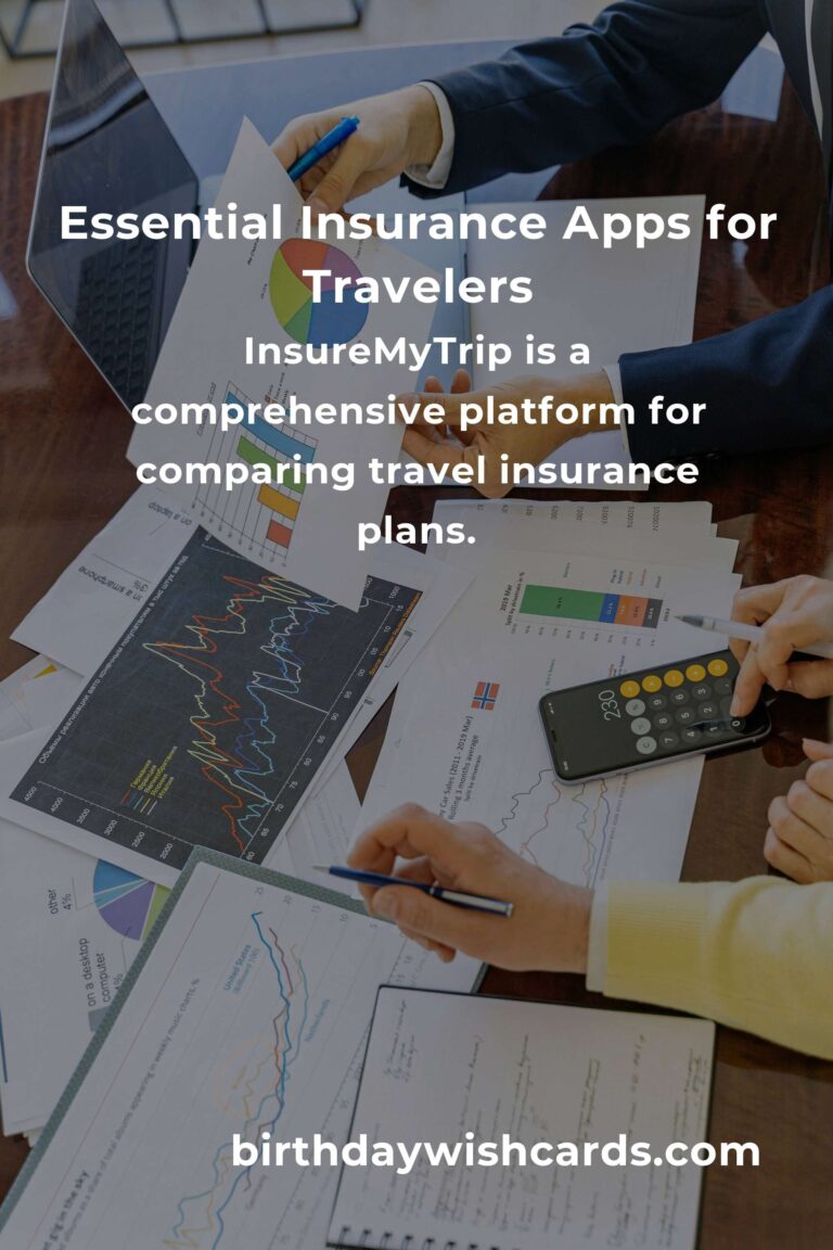 Top Insurance Planning Apps for Budget Travelers