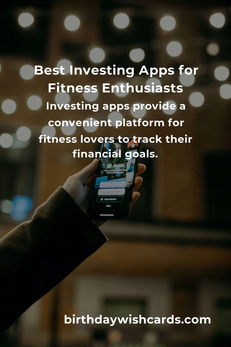 Top Investing Apps for Fitness Enthusiasts to Boost Financial Health