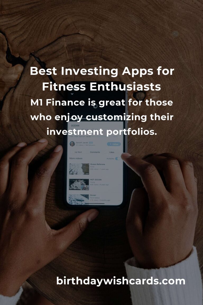 Top Investing Apps for Fitness Enthusiasts to Boost Financial Health