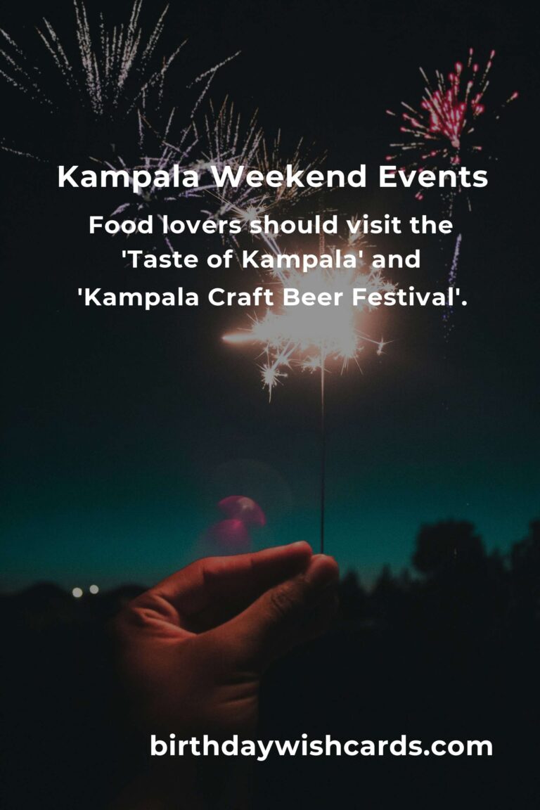 Top Local Events in Kampala This Weekend for Ultimate Fun