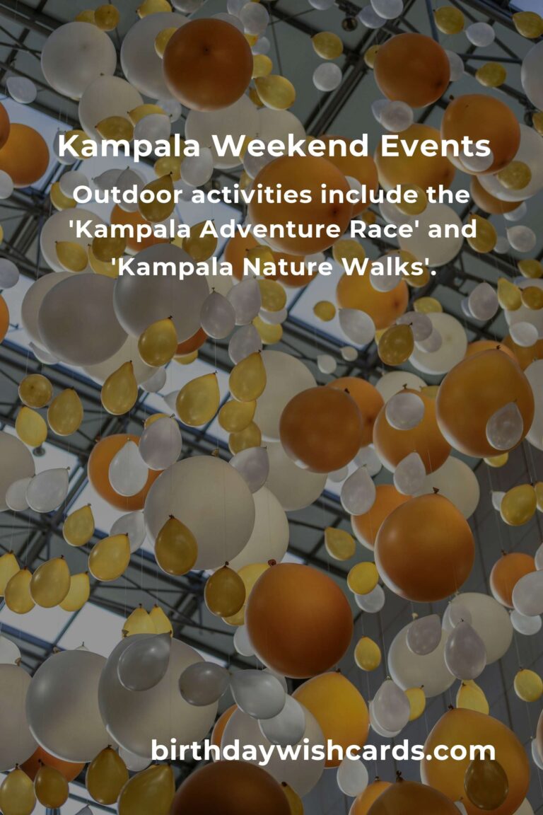 Top Local Events in Kampala This Weekend for Ultimate Fun