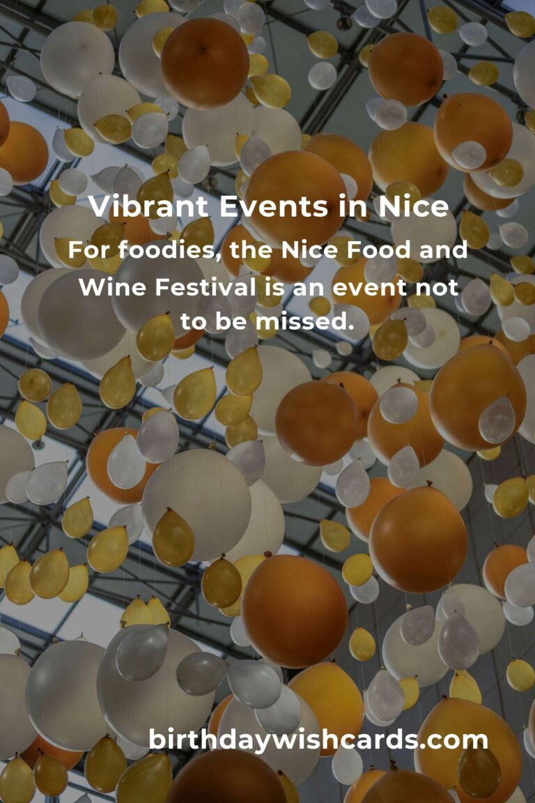 Top Local Events in Nice This Weekend: Your Ultimate Guide to Enjoying the French Riviera