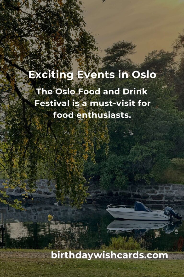 Top Local Events in Oslo This Weekend You Can't Miss