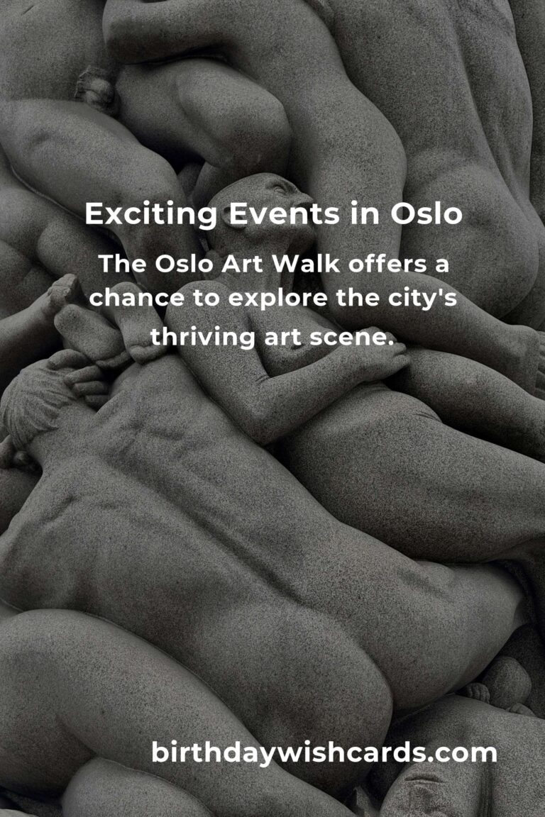 Top Local Events in Oslo This Weekend You Can't Miss